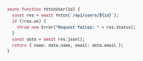 The same JavaScript code screenshot saved as a JPEG at quality 30, with blocky compression marks around the letters